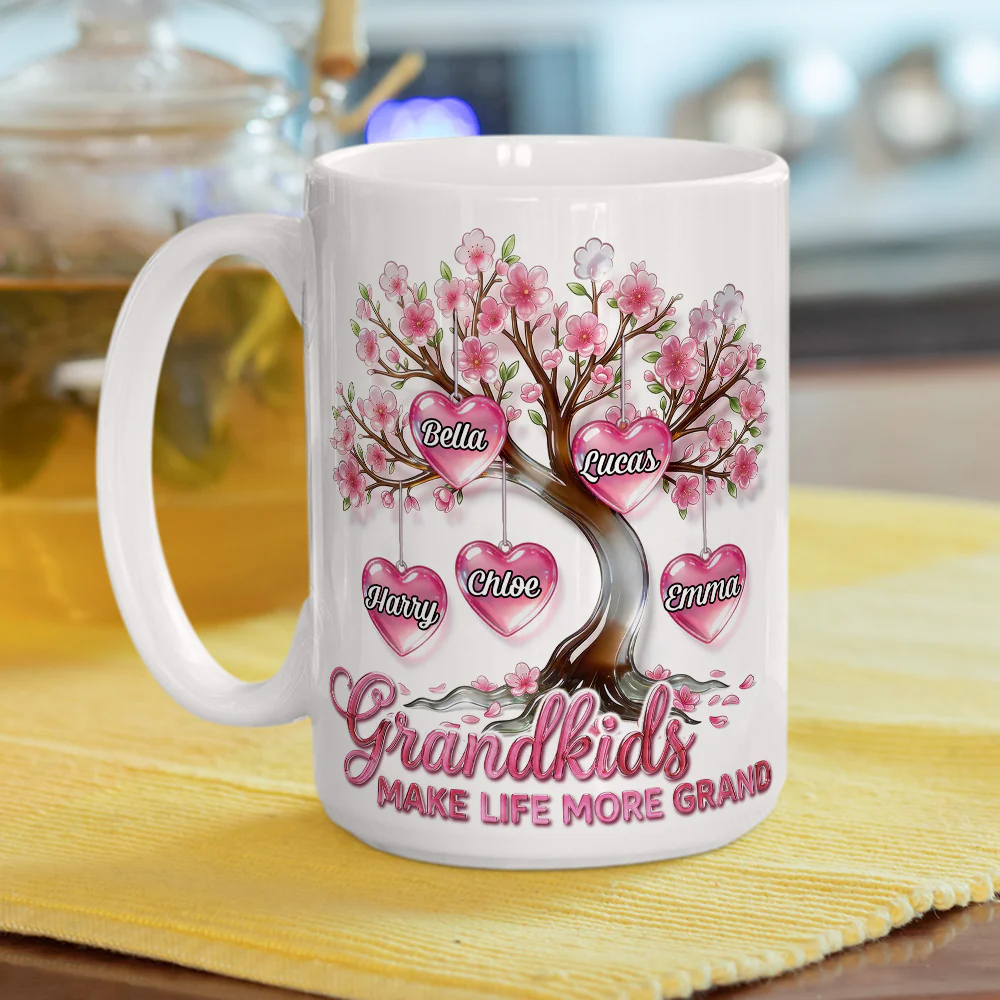 Make My Life Grand - Personalized Custom 3D Inflated Effect Mug - Image 6