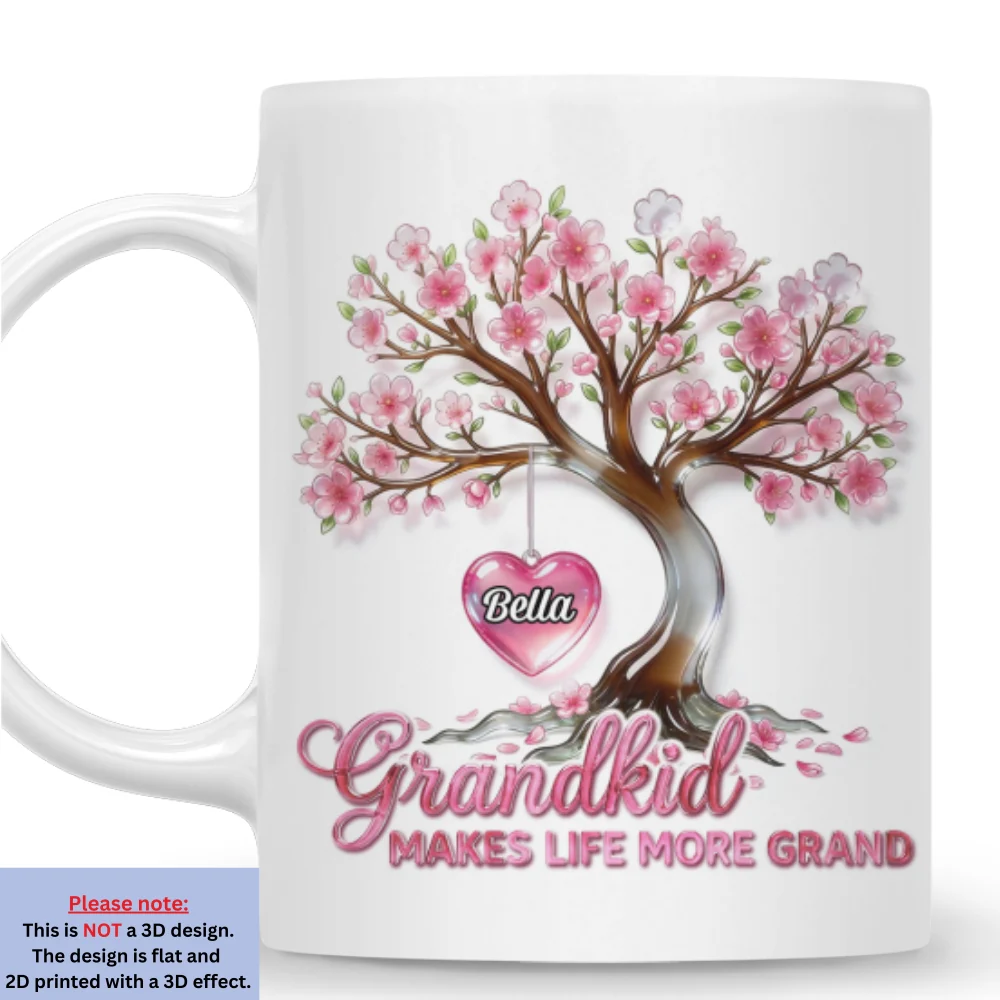 Make My Life Grand - Personalized Custom 3D Inflated Effect Mug - Image 8
