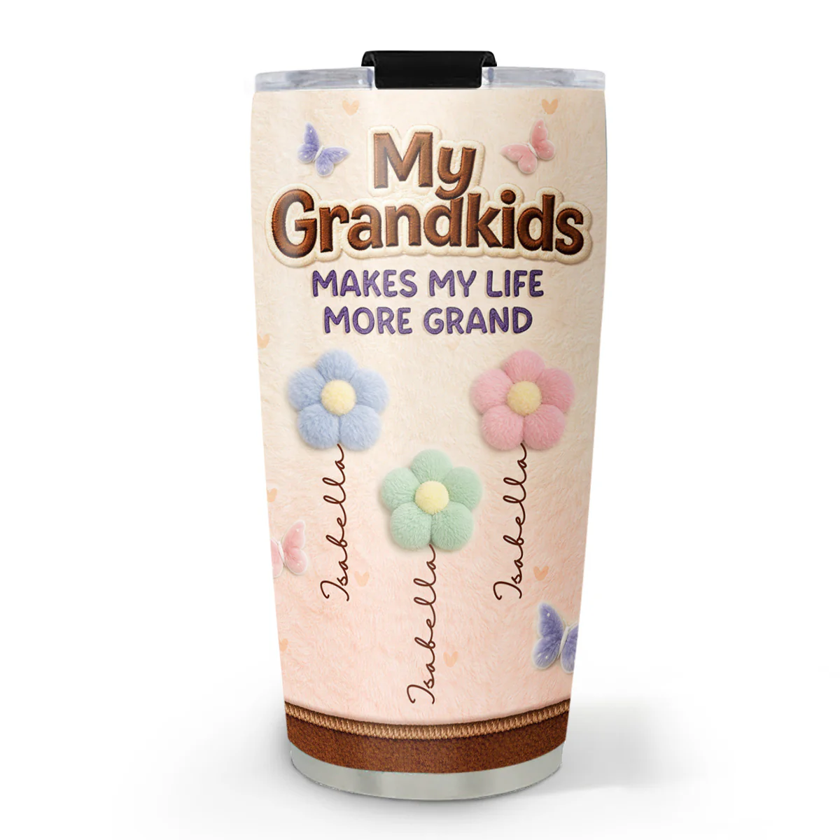 Make My Life More Grand Ver Stuffy - Personalized Custom 3D Effect Tumbler