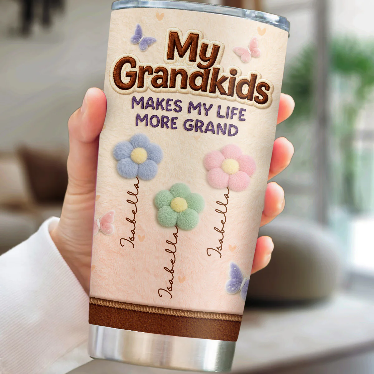 Make My Life More Grand Ver Stuffy - Personalized Custom 3D Effect Tumbler - Image 4
