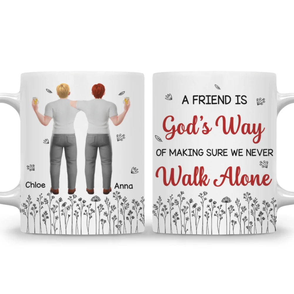 Make Sure We Never Walk Alone - Personalized Custom Coffee Mug - Image 8