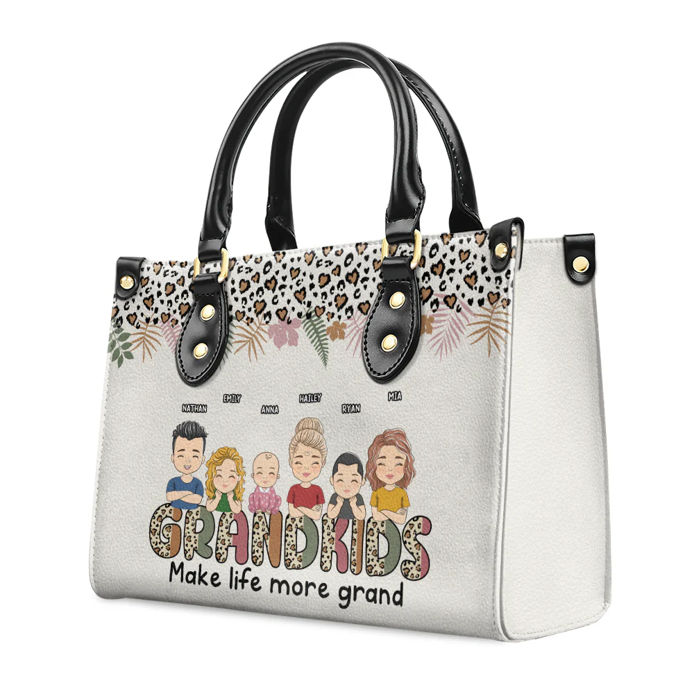Makes Life More Grand - Personalized Custom Leather Bag - Image 3