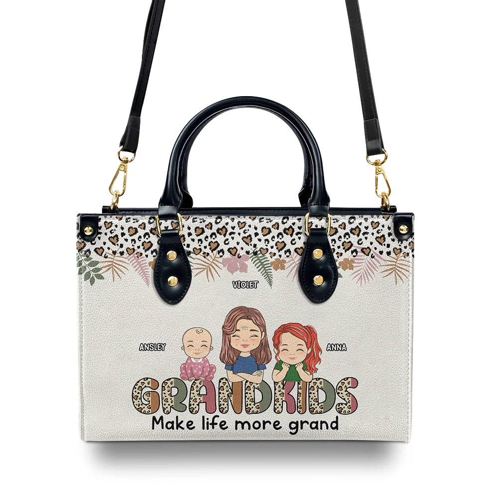 Makes Life More Grand - Personalized Custom Leather Bag - Image 5
