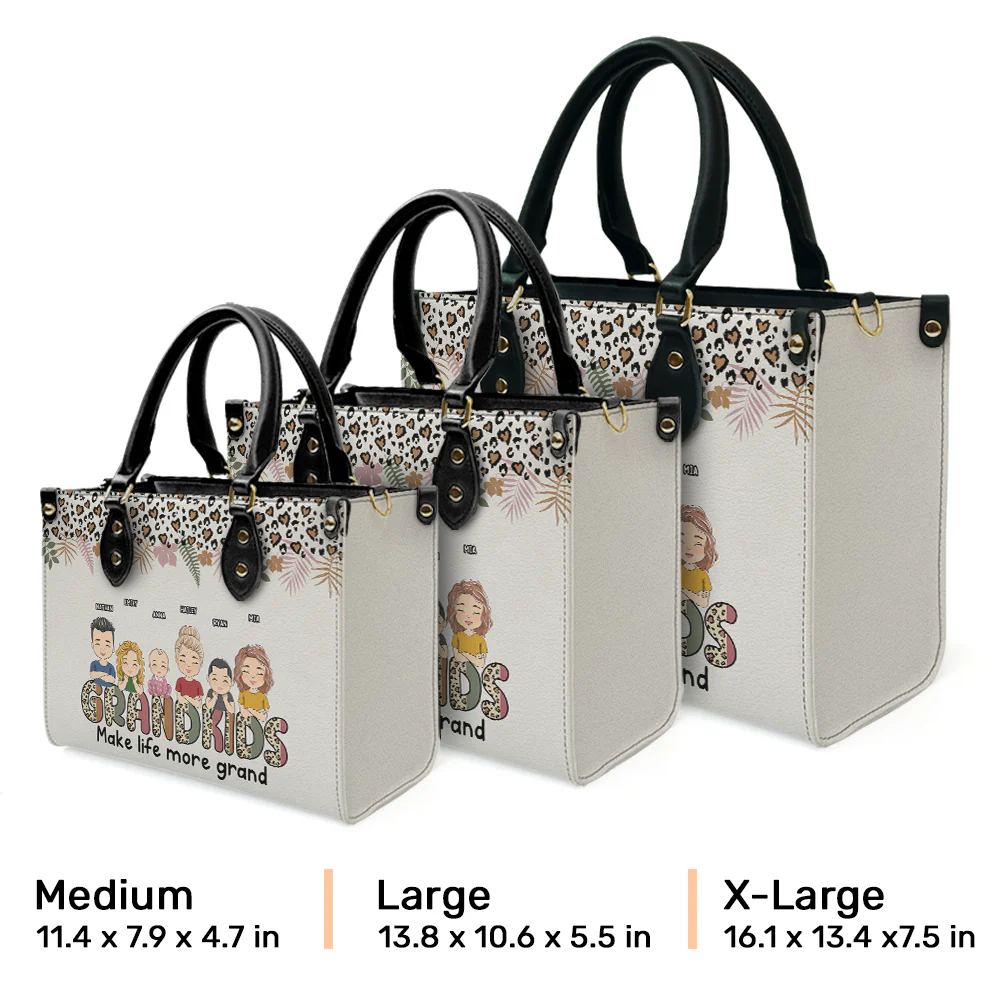 Makes Life More Grand - Personalized Custom Leather Bag - Image 8