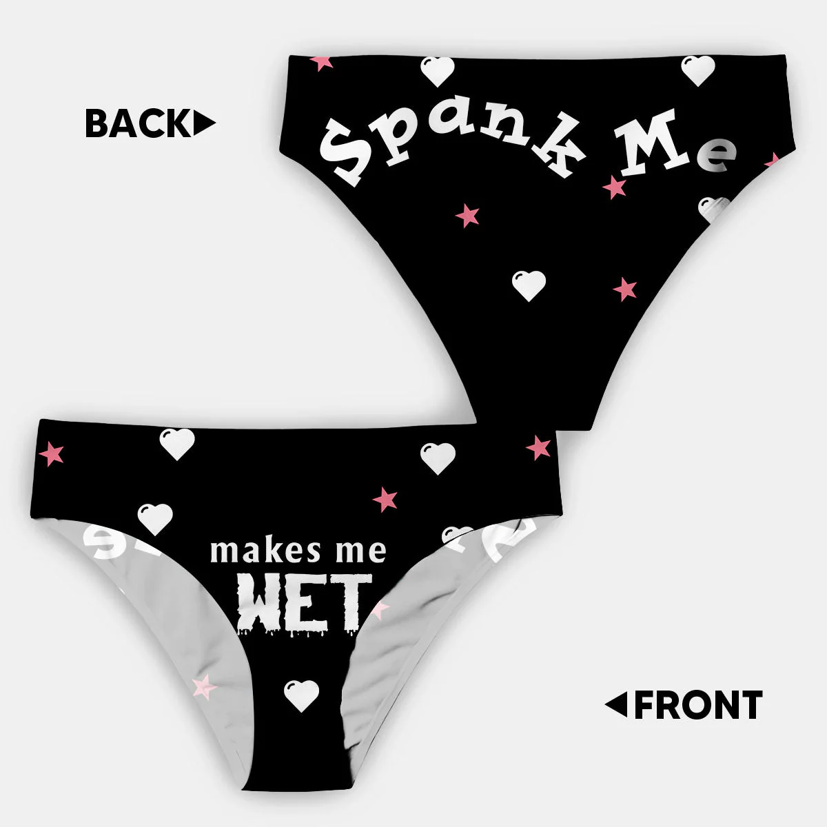 Makes Me Wet - Personalized Women Briefs - Image 3