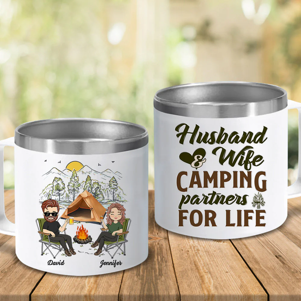 Making Memories - Personalized Custom 14oz Stainless Steel Tumbler With Handle - Image 6