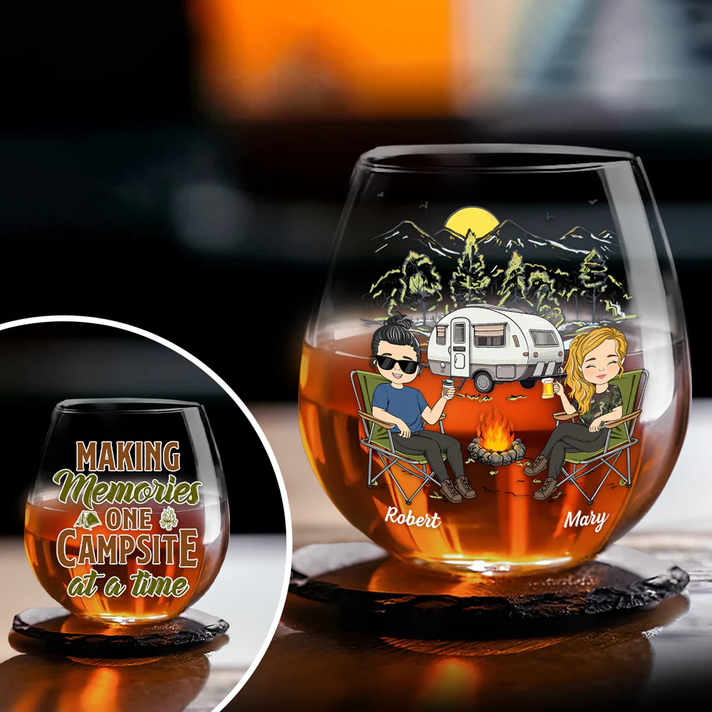 Making Memories - Personalized Custom Wine Glass - Image 4