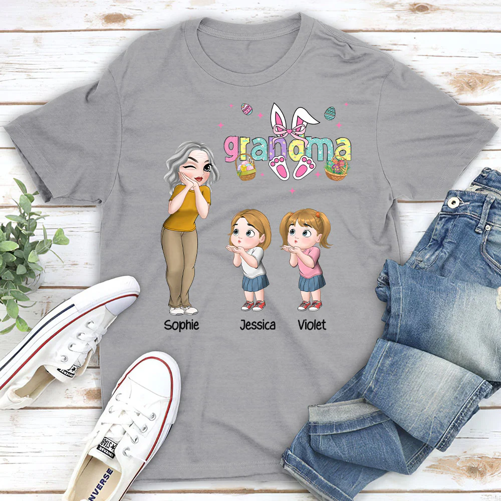 Mama Bunny Easter - Personalized Custom Shirt - Image 2