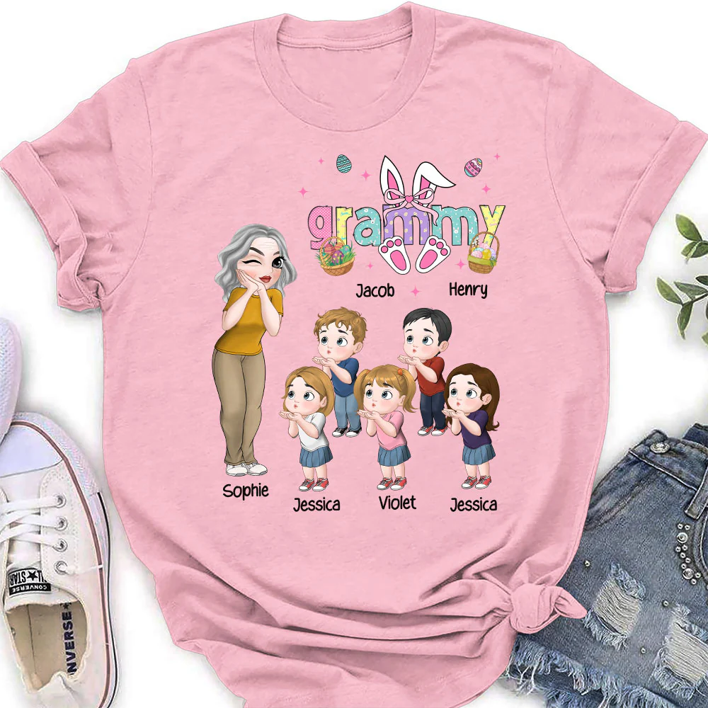 Mama Bunny Easter - Personalized Custom Shirt - Image 4