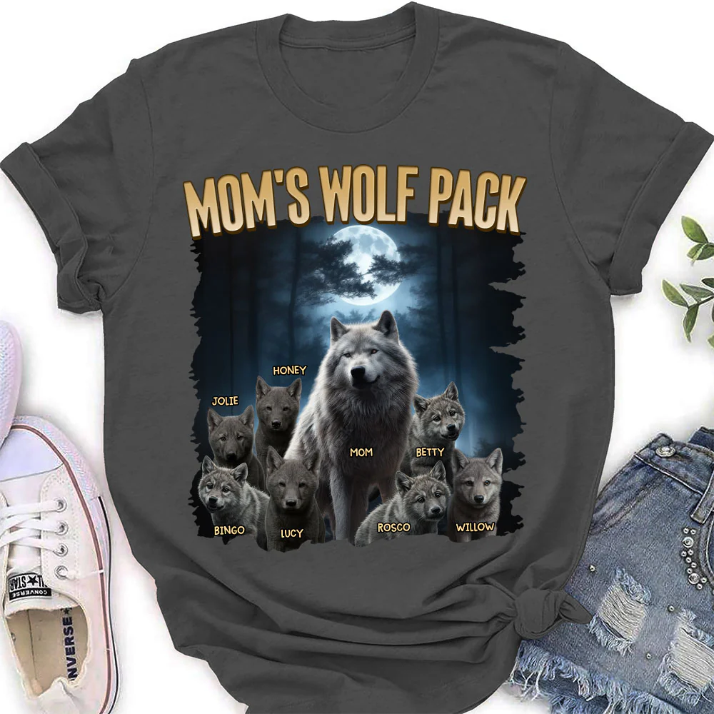 Mama Wolf Pack - Personalized Custom Shirt - Image 15