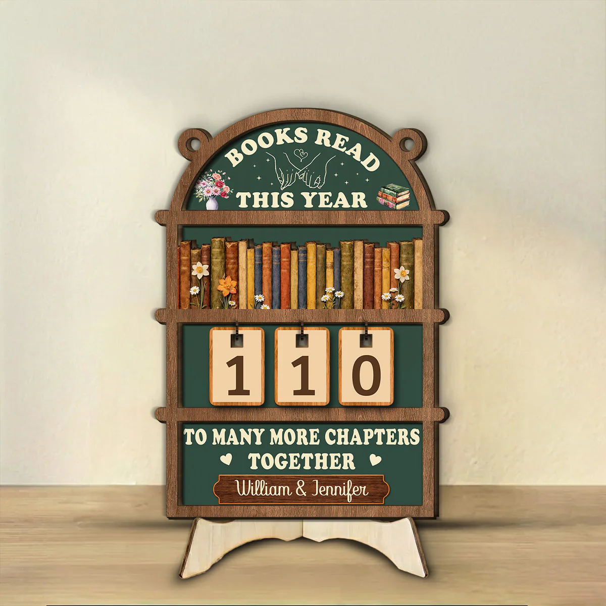 Many More Chapters Together - Personalized Custom Tracker Sign - Image 2