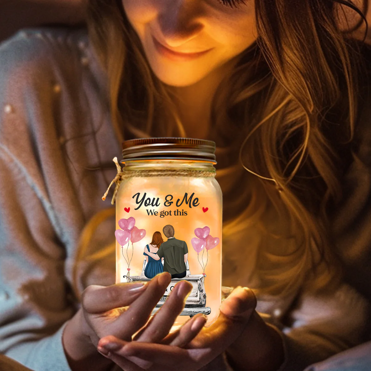 Marriage Prayer - Personalized Mason Jar Light - Image 4