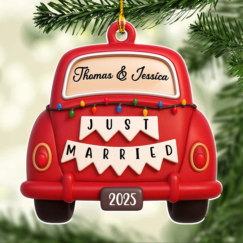 Marry Me - Personalized Custom Acrylic Ornament - Image 2