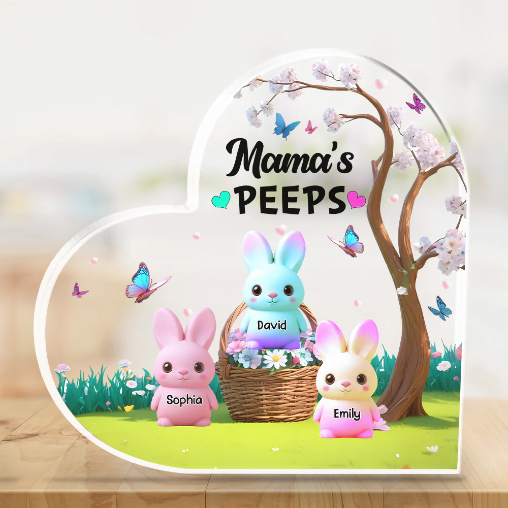 Marshmallow Rabbit - Personalized Custom Acrylic Plaque - Image 4