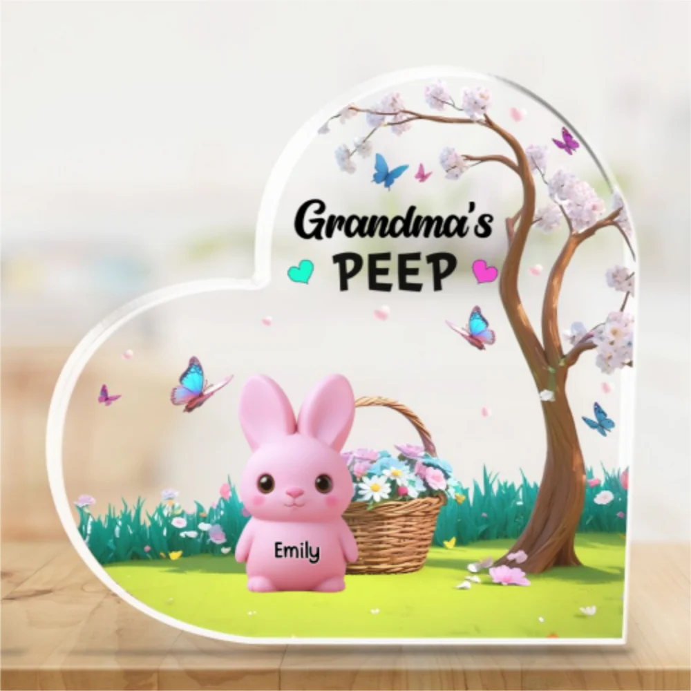 Marshmallow Rabbit - Personalized Custom Acrylic Plaque - Image 5