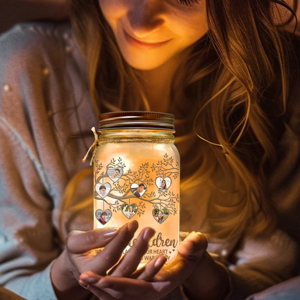 Where Life Begins - Personalized Custom Mason Jar Light - Image 4