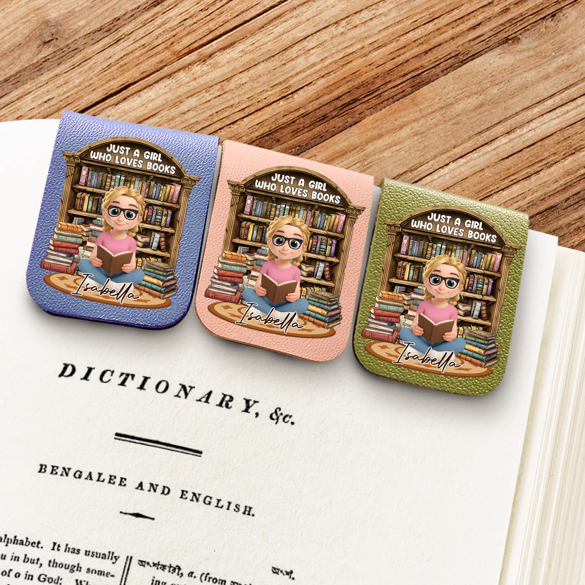 Me And My Corner - Personalized Custom Leather Bookmark