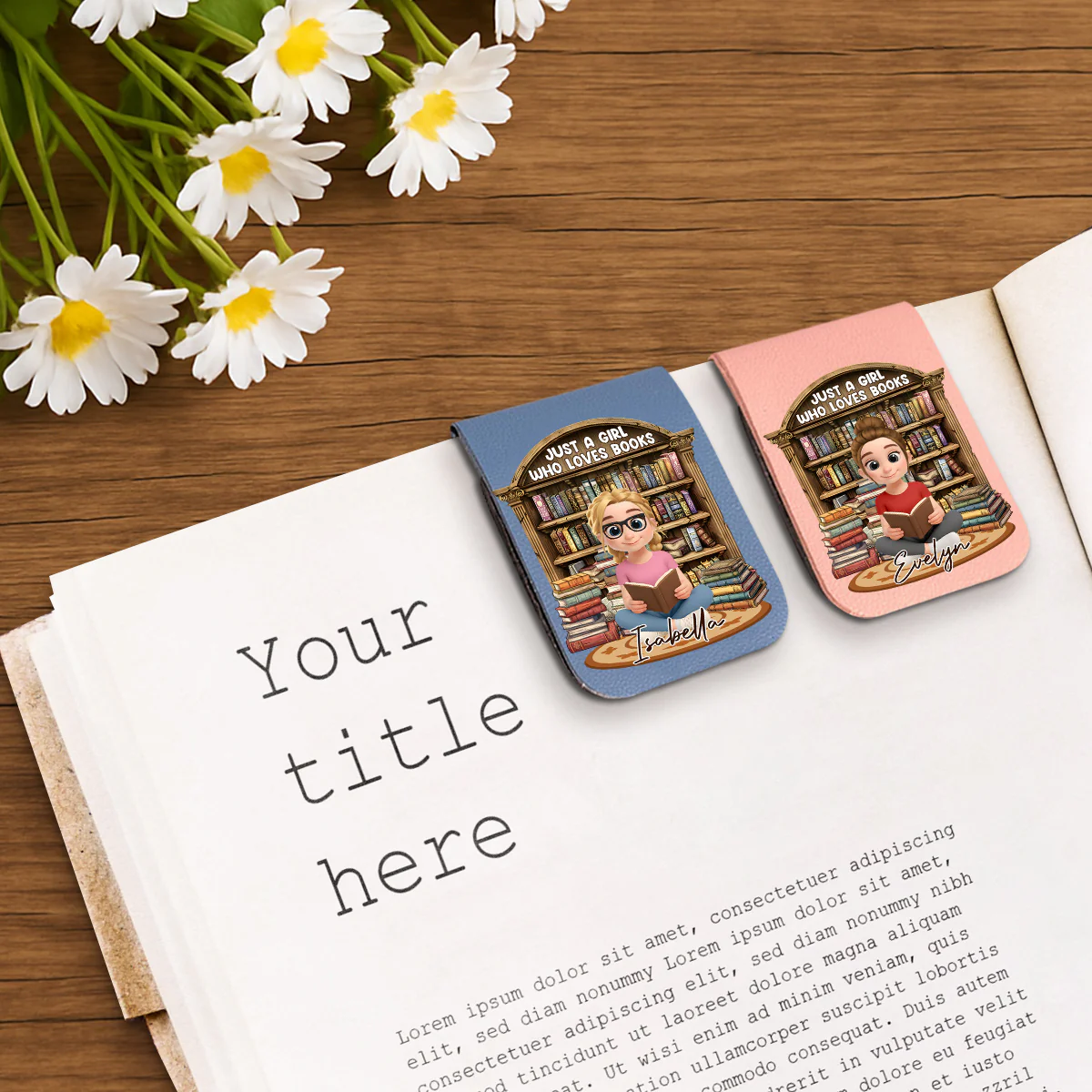 Me And My Corner - Personalized Custom Leather Bookmark - Image 2