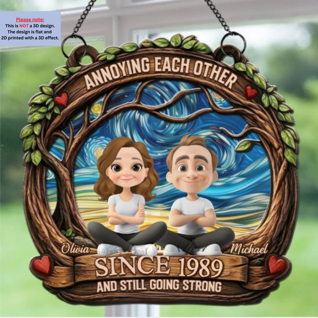 Me And You Forever - Personalized Custom Suncatcher - Image 5
