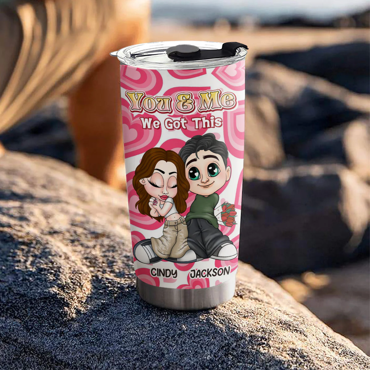 Me And You - Personalized Custom Tumbler - Image 4