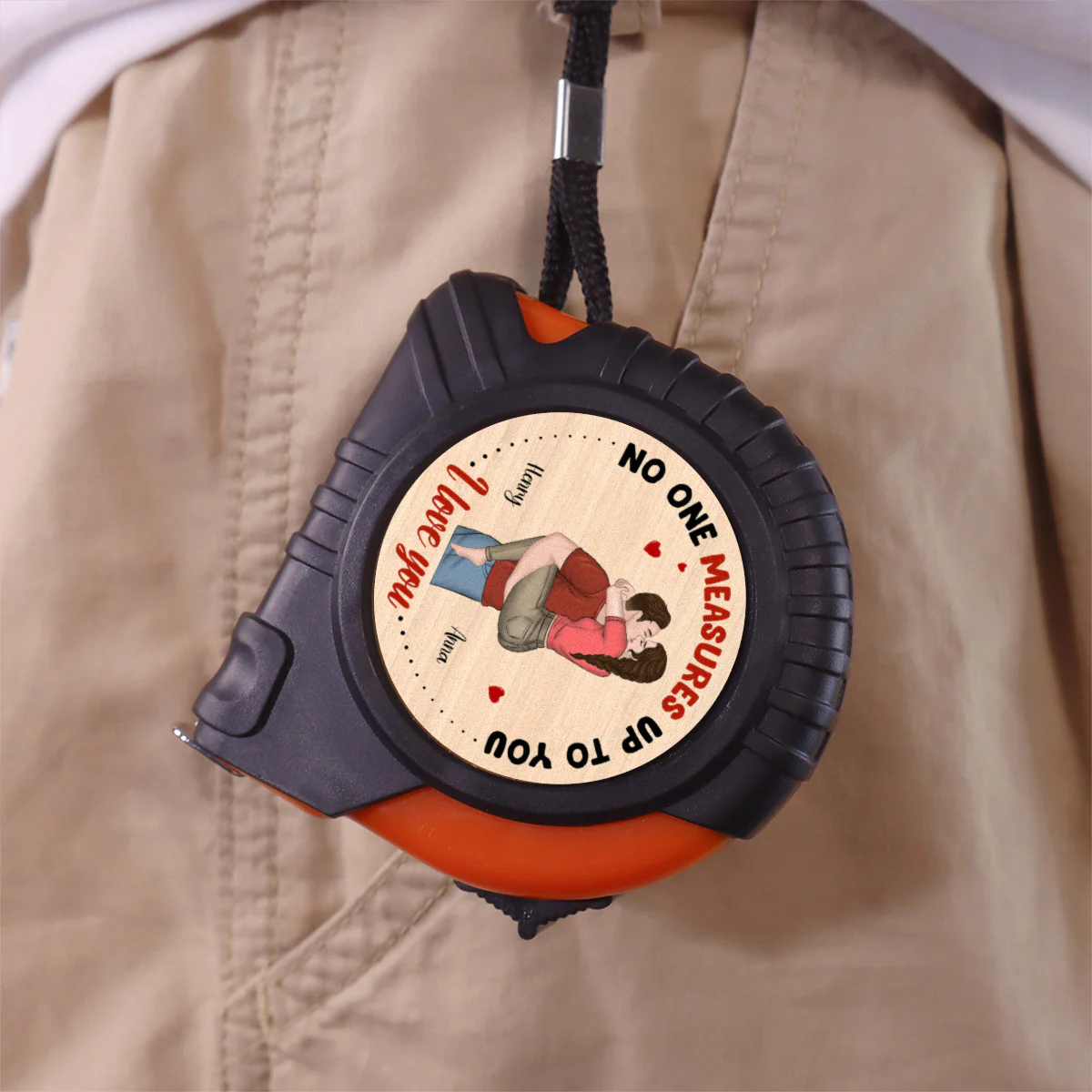 Measure Up To You Man - Personalized Custom Tape Measure - Image 3
