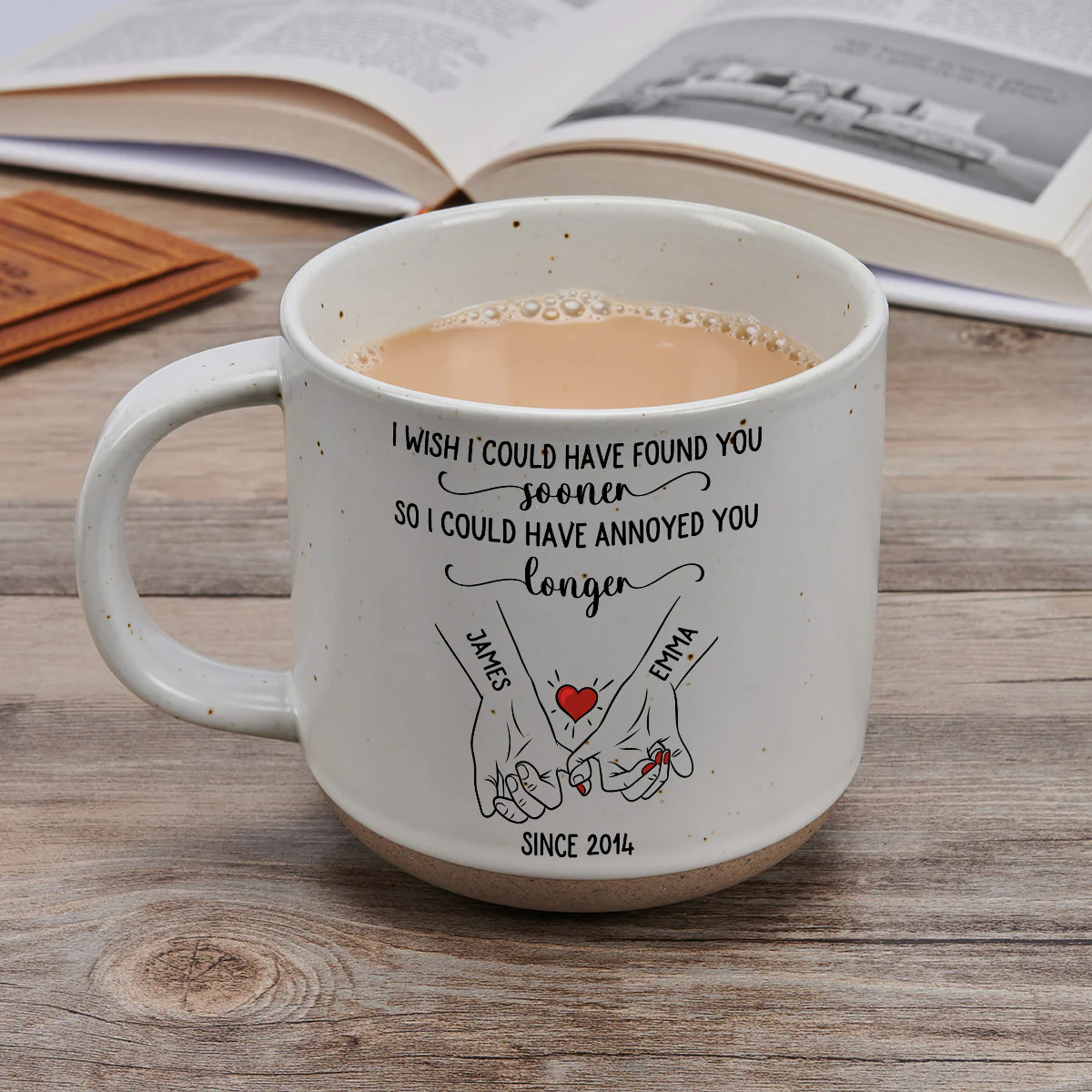 Meet You Sooner - Personalized Custom Pottery Mug - Image 3