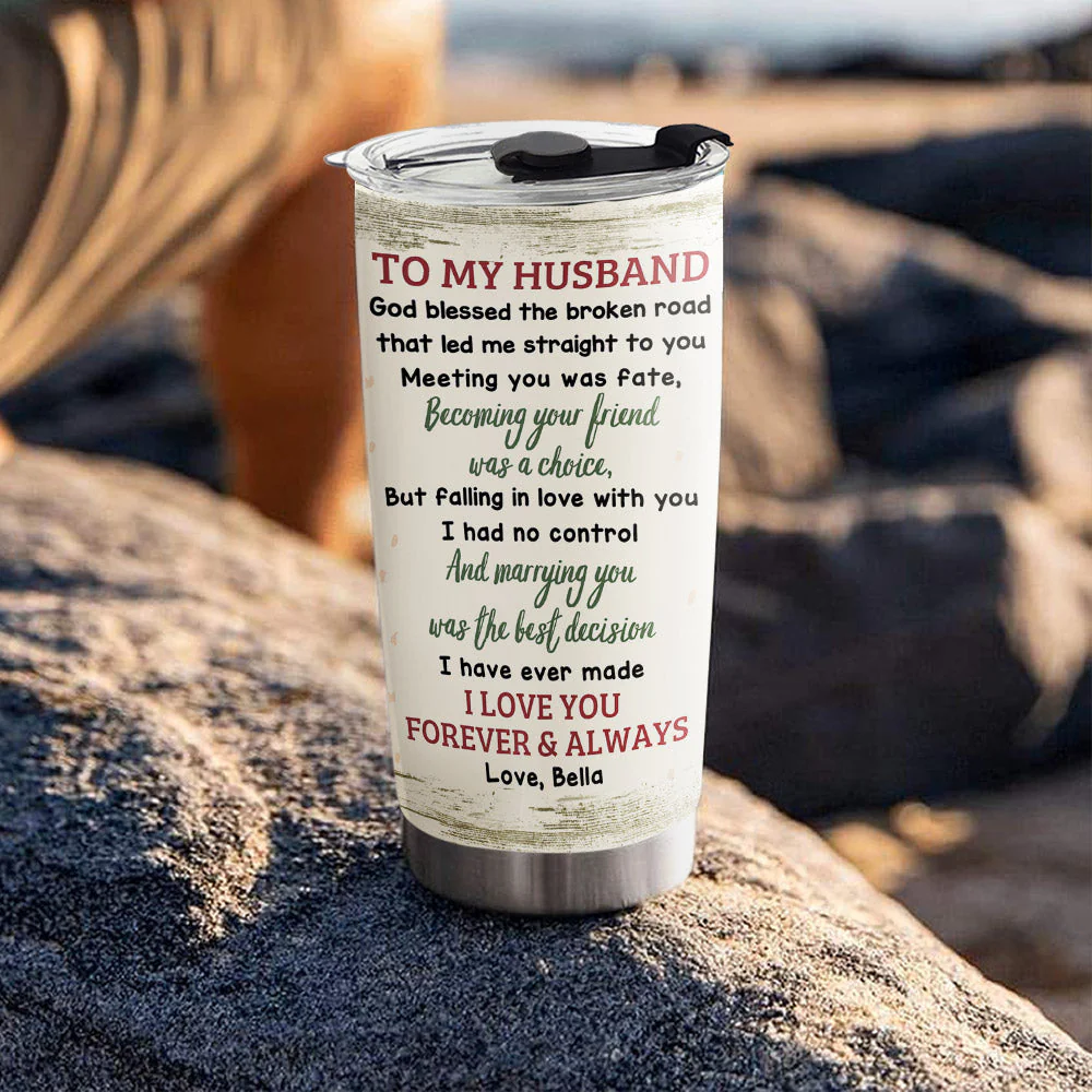 Meeting You Was Fate Becoming Your Friend Was A Choice - Personalized Custom Tumbler - Image 3