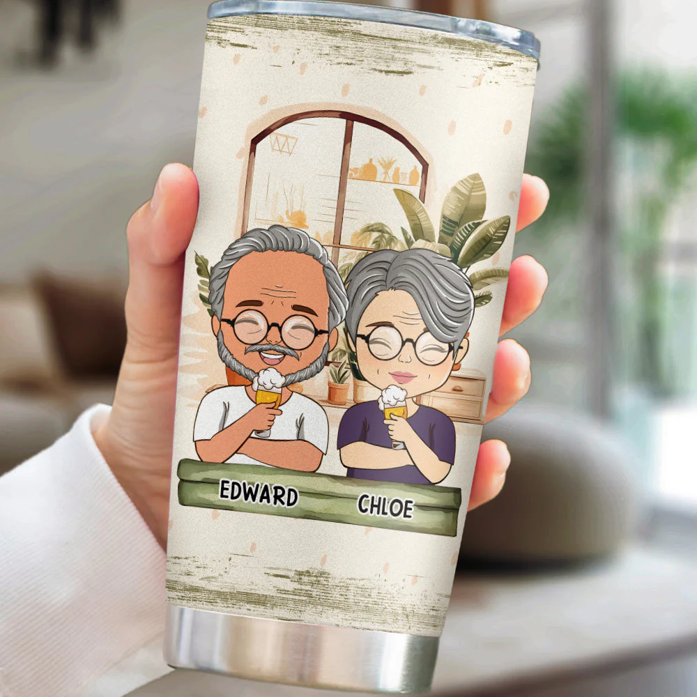 Meeting You Was Fate Becoming Your Friend Was A Choice - Personalized Custom Tumbler - Image 5
