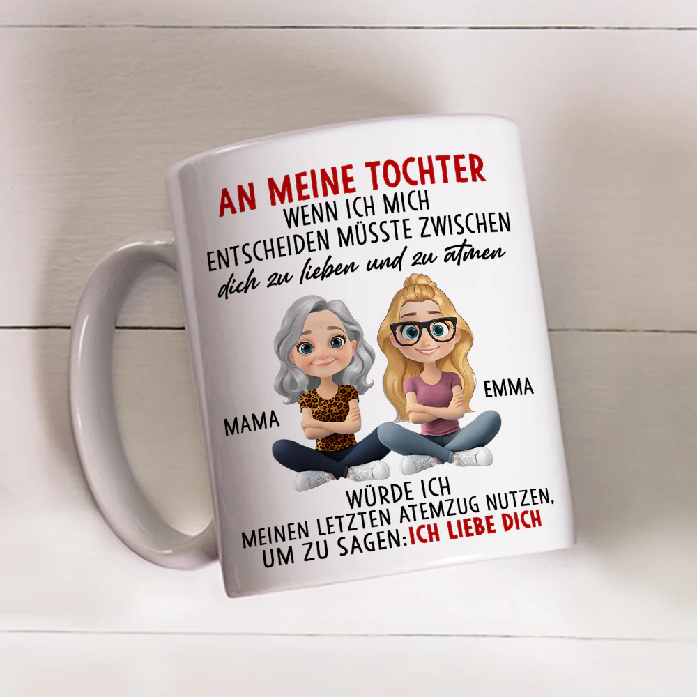 Mein Herz Wählt Dich Immer - Personalisierte Individuelle Kaffeetass - Image 3