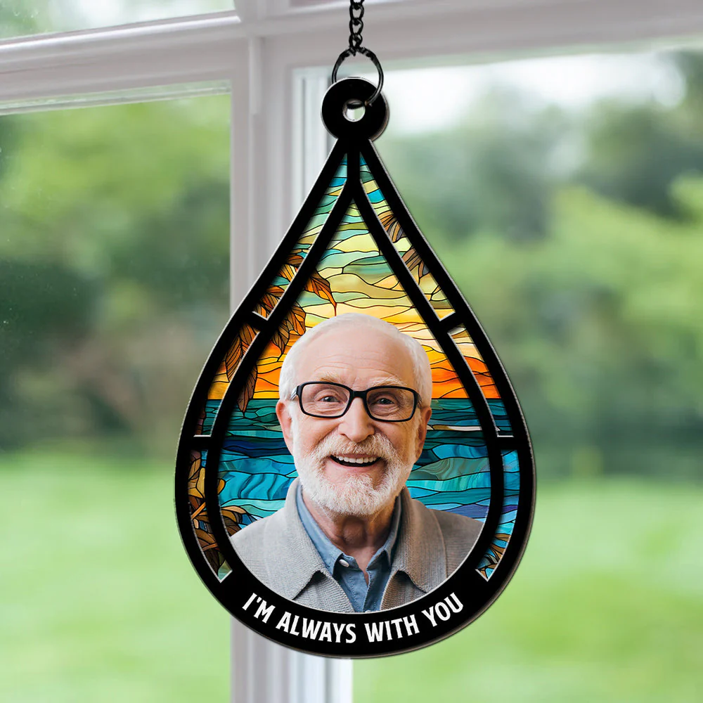 Memorial Teardrop Gift - Personalized Custom Suncatcher - Image 4