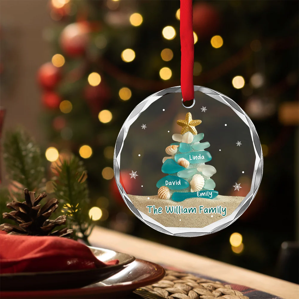 Merry Moments - Personalized Custom Glass Ornament - Image 4