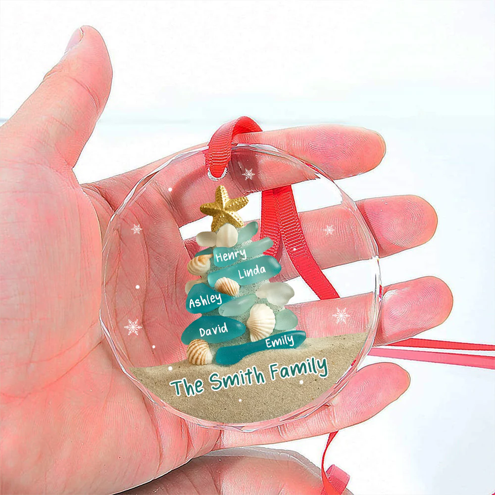 Merry Moments - Personalized Custom Glass Ornament - Image 5