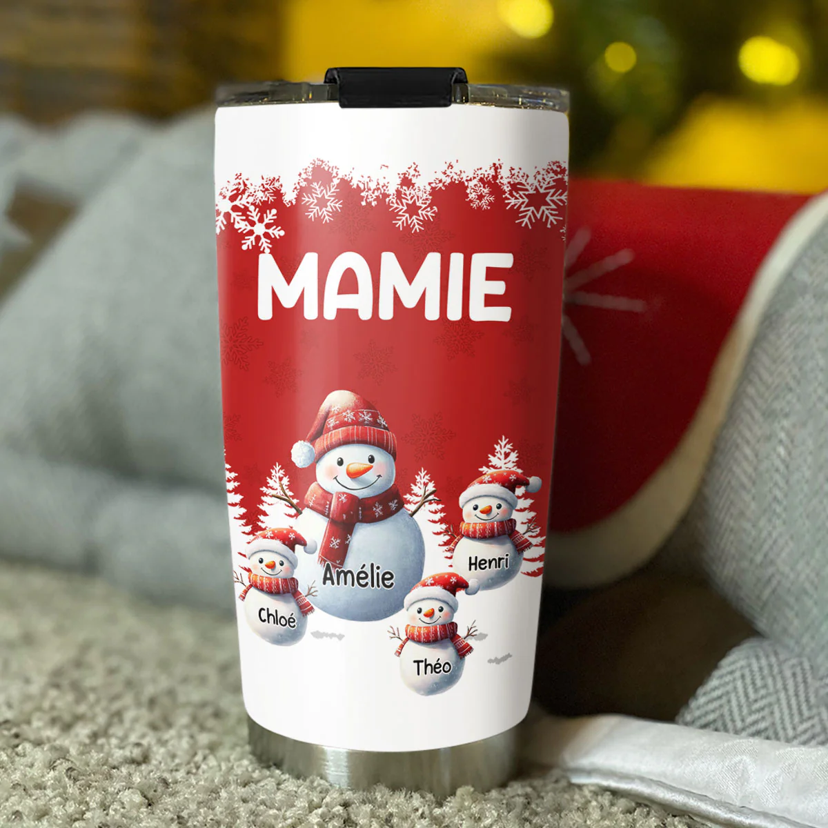 Mes Personnes Préférées M'appellent Mamie - Gobelet Personnalisé - Image 3