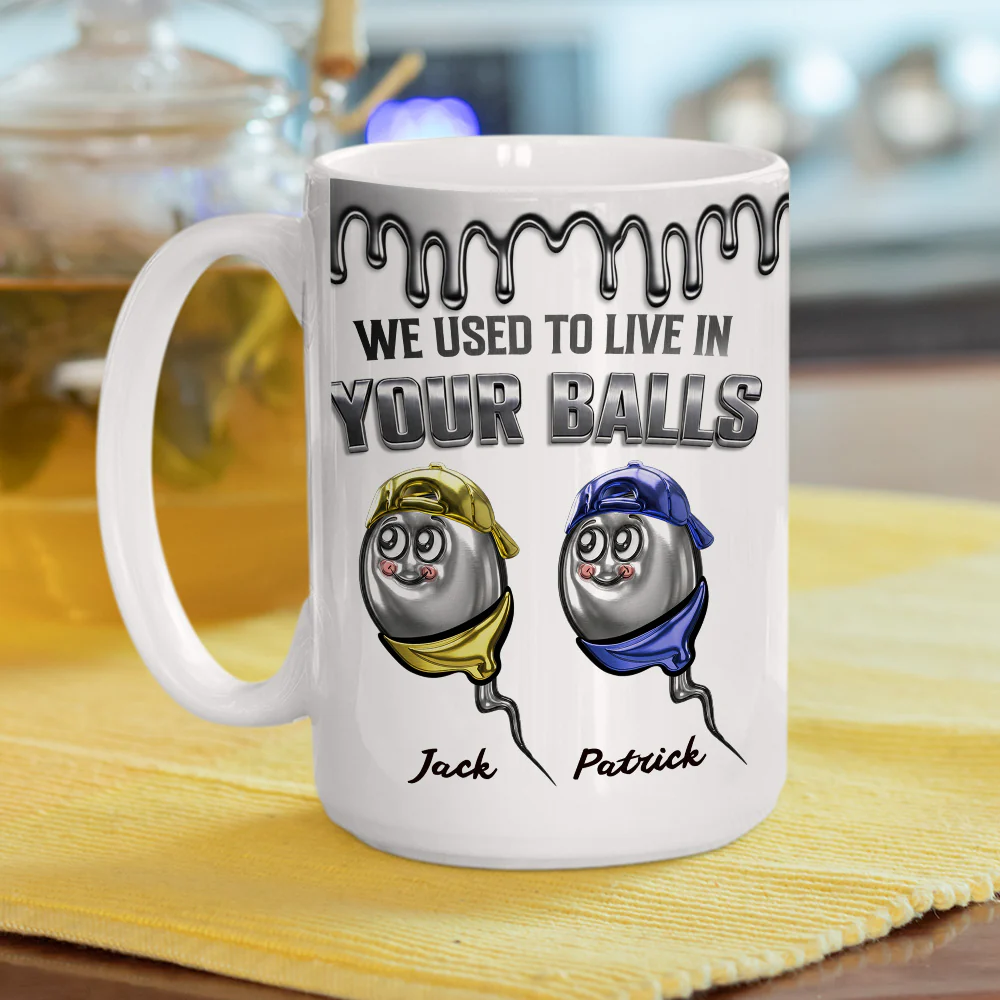 Metal Sperm Family - Personalized Custom 3D Effect Mug - Image 6