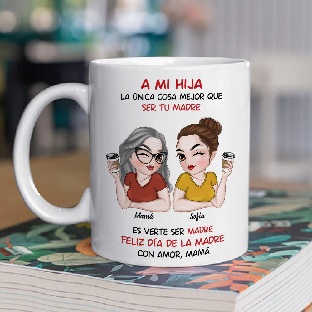 Mi Amor Por Ti Infinito - Taza Personalizada de Café - Image 2