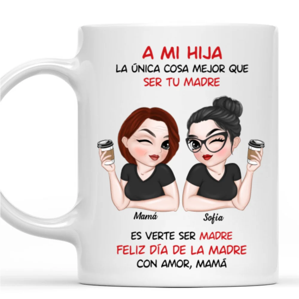 Mi Amor Por Ti Infinito - Taza Personalizada de Café - Image 7