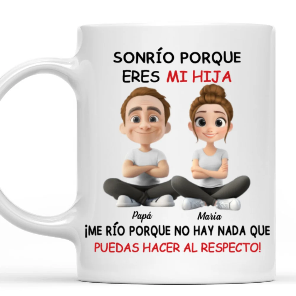 Mi hija - Taza de café personalizada - Image 7