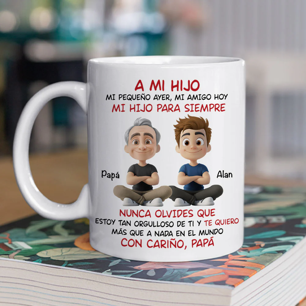 Mi Hijo Para Siempre - Taza Personalizada - Image 2