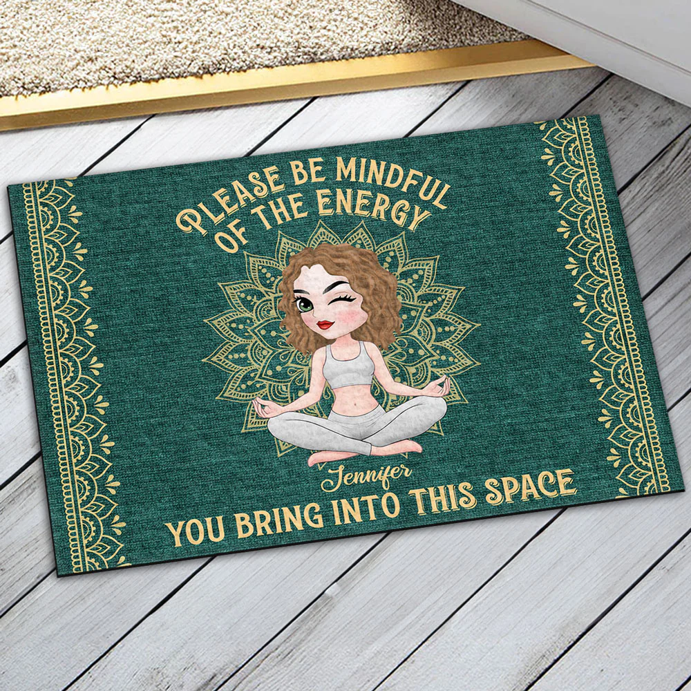 Mind Your Energy - Personalized Custom Doormat - Image 3