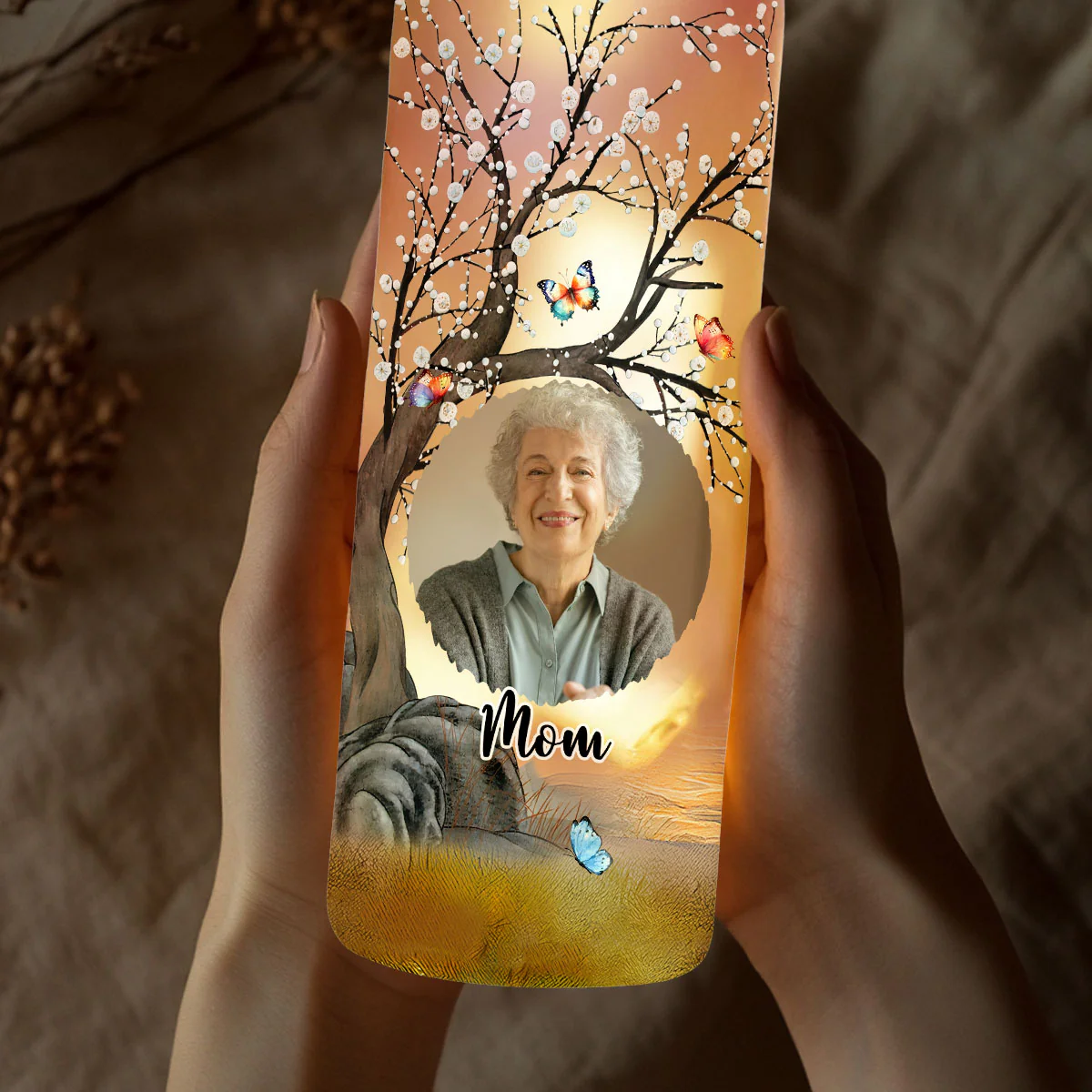 Mine Changed Forever - Personalized Custom Bottle Lamp - Image 3