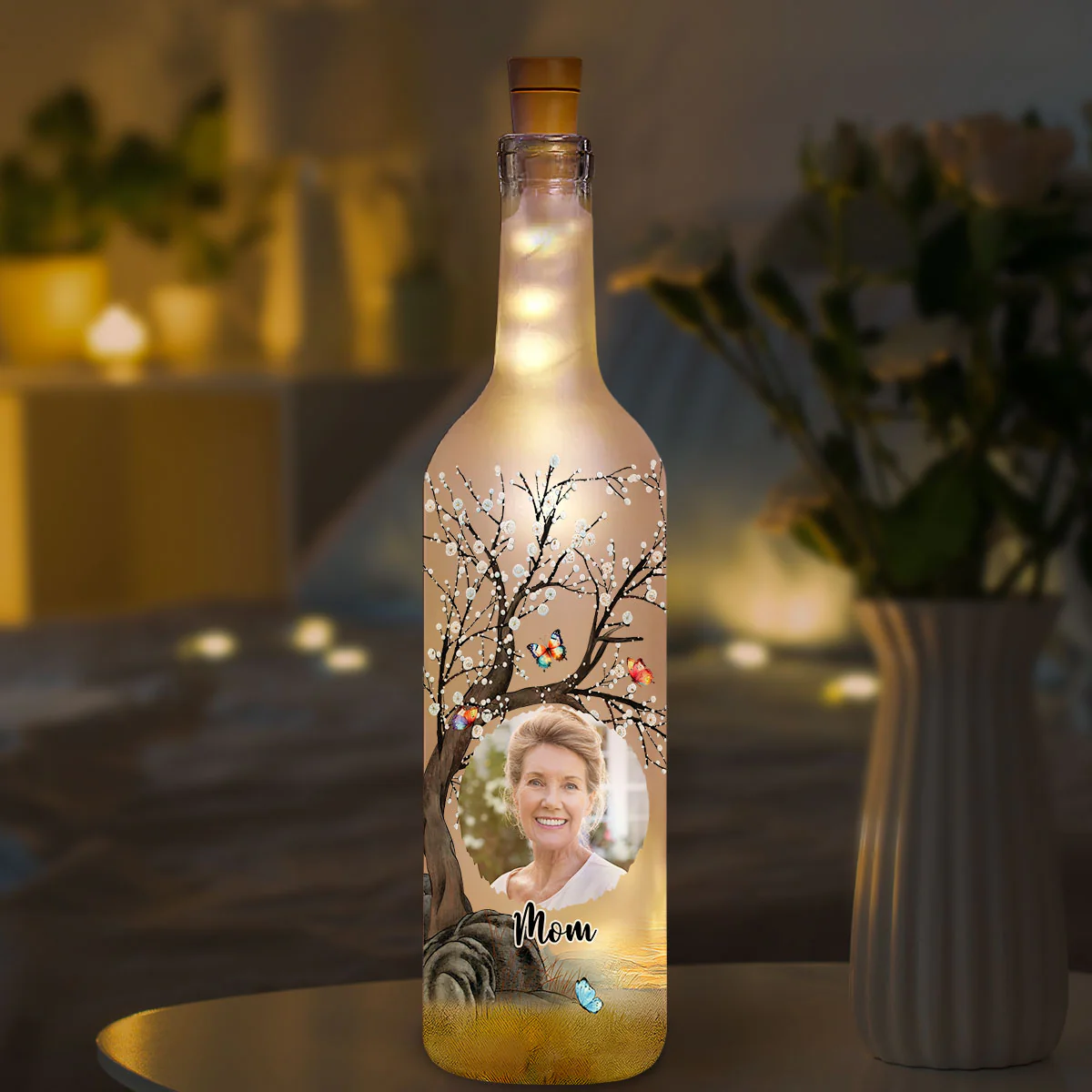 Mine Changed Forever - Personalized Custom Bottle Lamp - Image 5