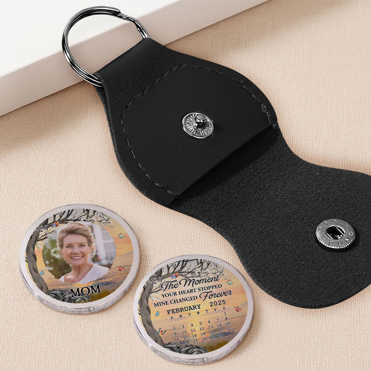 Mine Changed Forever - Personalized Custom Pocket Hug - Image 2