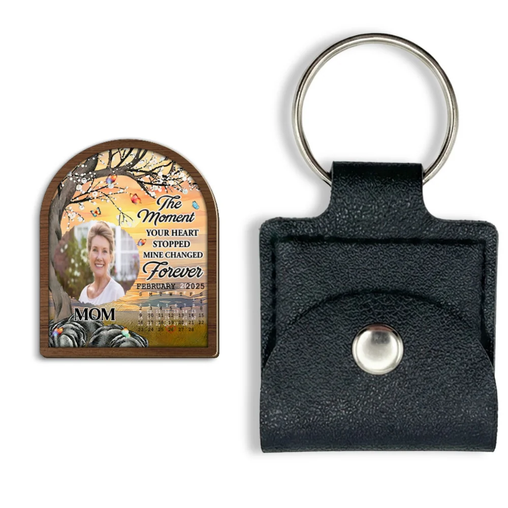 Mine Changed Forever - Personalized Custom Wooden Pocket Hug - Image 8