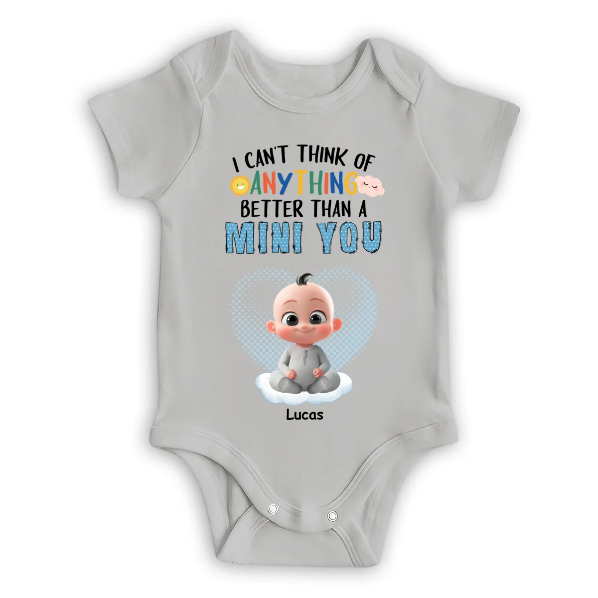 Mini Version Of You - Personalized Custom Baby Onesie - Image 7