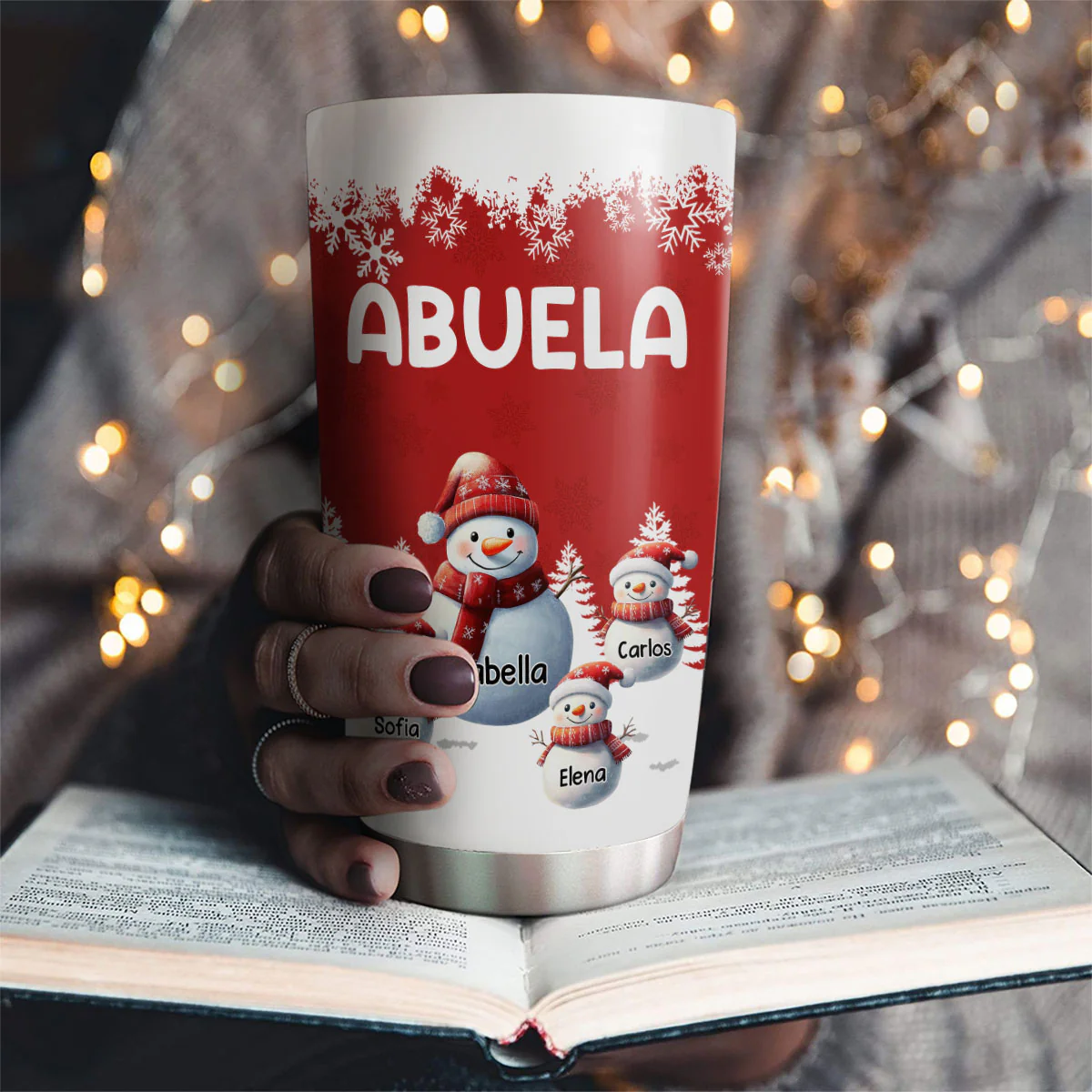 Mis Personas Favoritas Me Llaman Abuela - Vaso Personalizado - Image 2