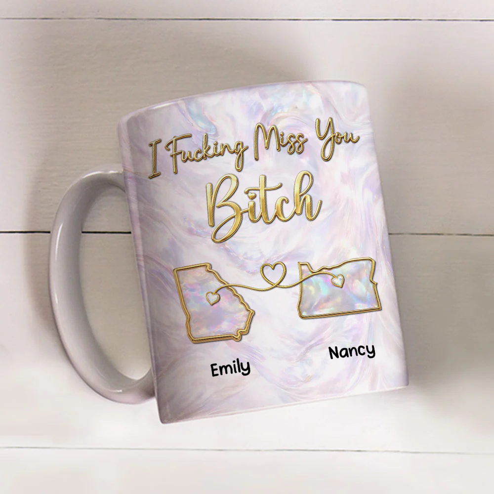 Miss You New Style - Personalized Custom 3D Effect Mug - Image 3