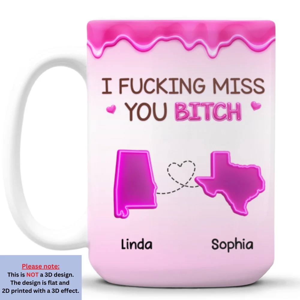 Miss You - Personalized Custom Coffee Mug - Image 8