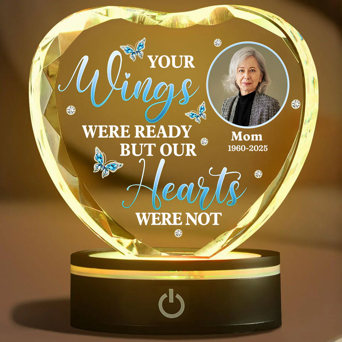 Miss You So Much - Personalized Custom Crystal Led Light - Image 2