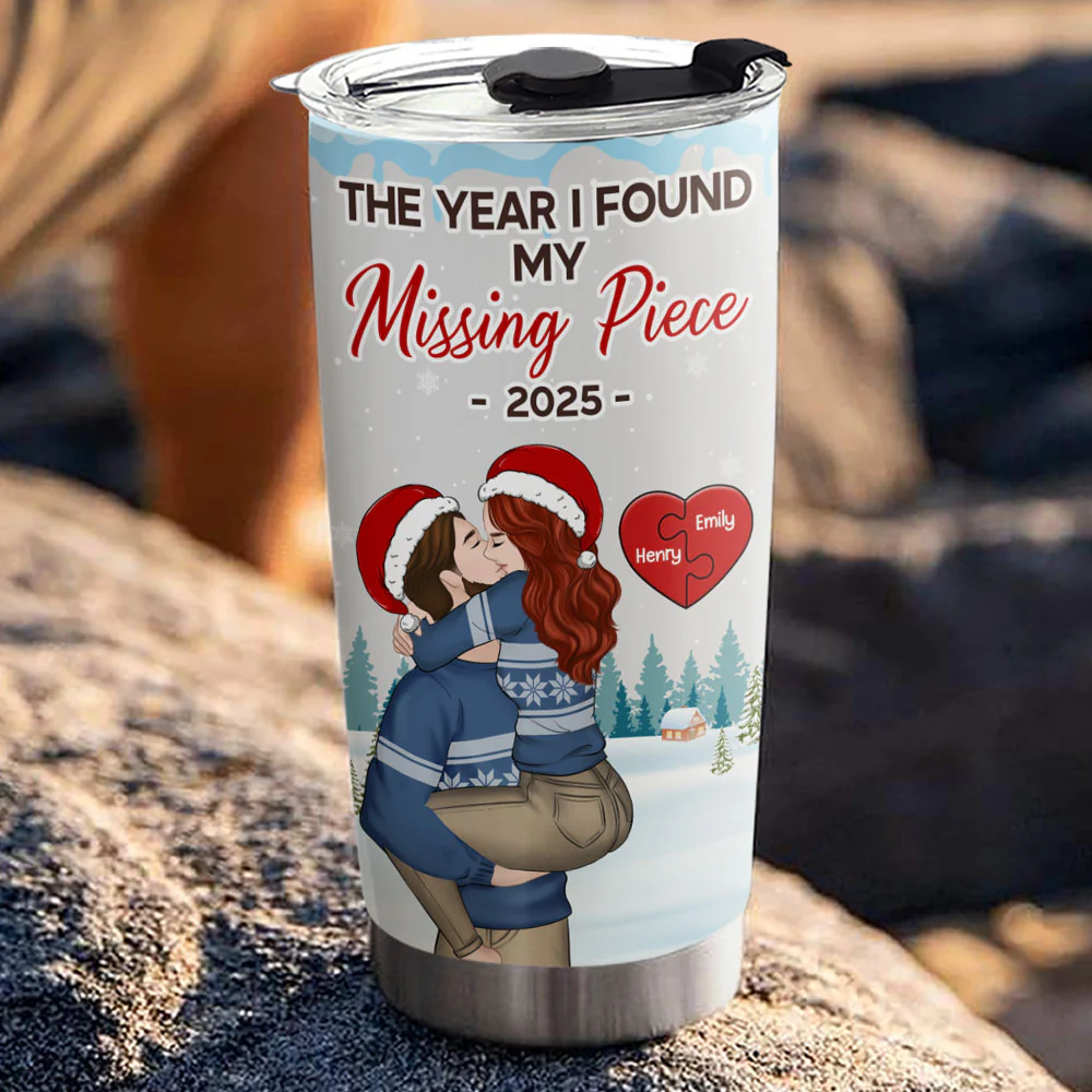 Missing Piece Love - Personalized Custom Tumbler - Image 4