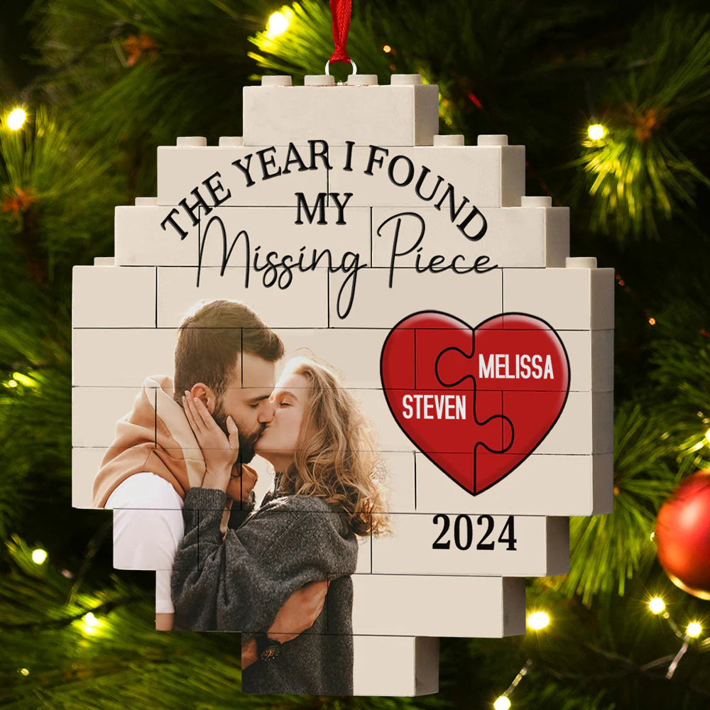 Missing Piece - Personalized Custom Puzzle Ornament - Image 2